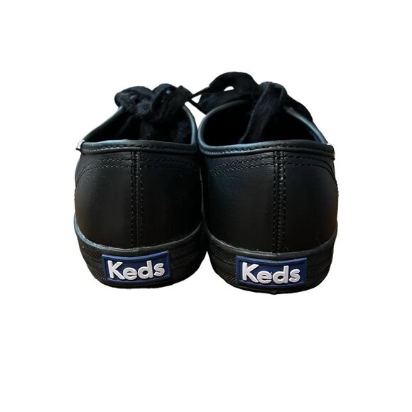 Keds black faux leather sneakers. Size 5‎ - Picture 5 of 8
